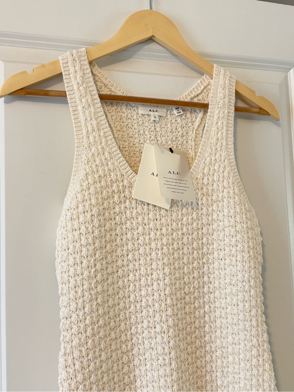 A.L.C. Clementine Knit Maxi Dress with Fringe Hem - Picture 2 of 4